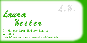 laura weiler business card